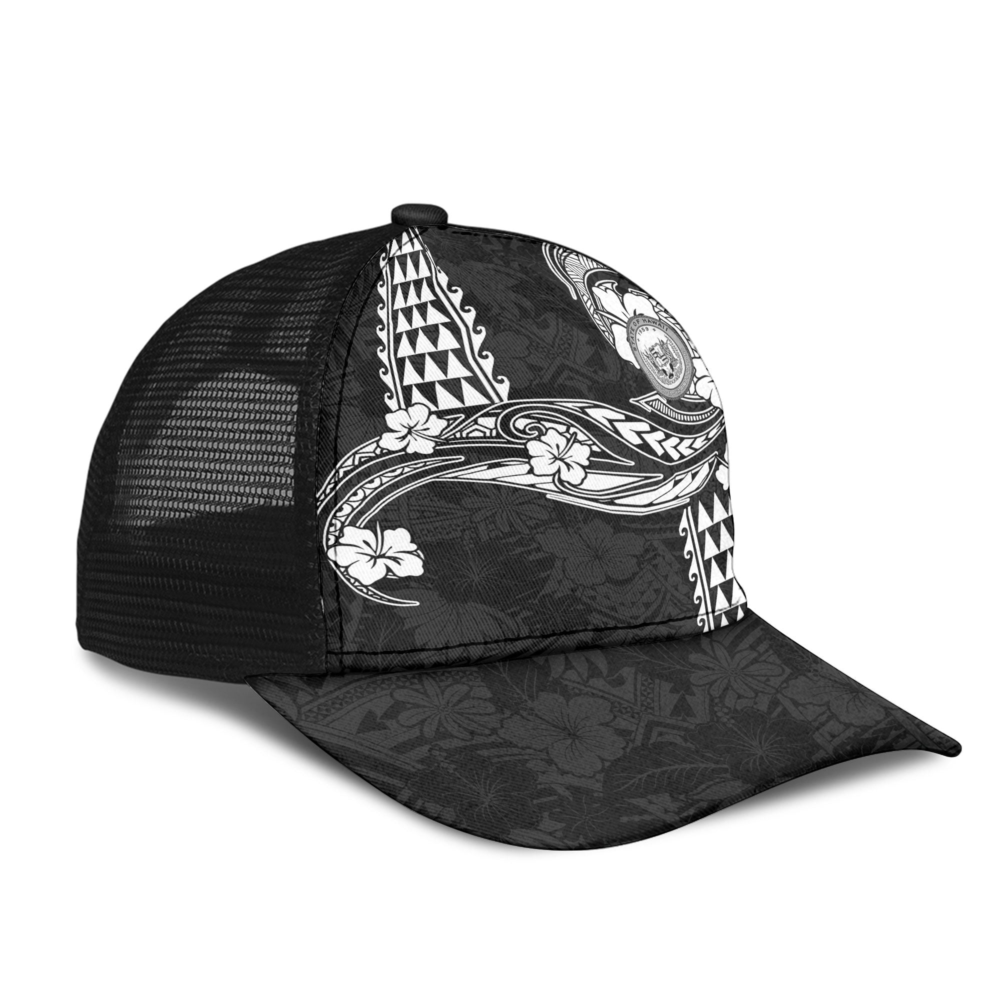 Hawaii Seal Mesh Back Cap Turtle & Map Style