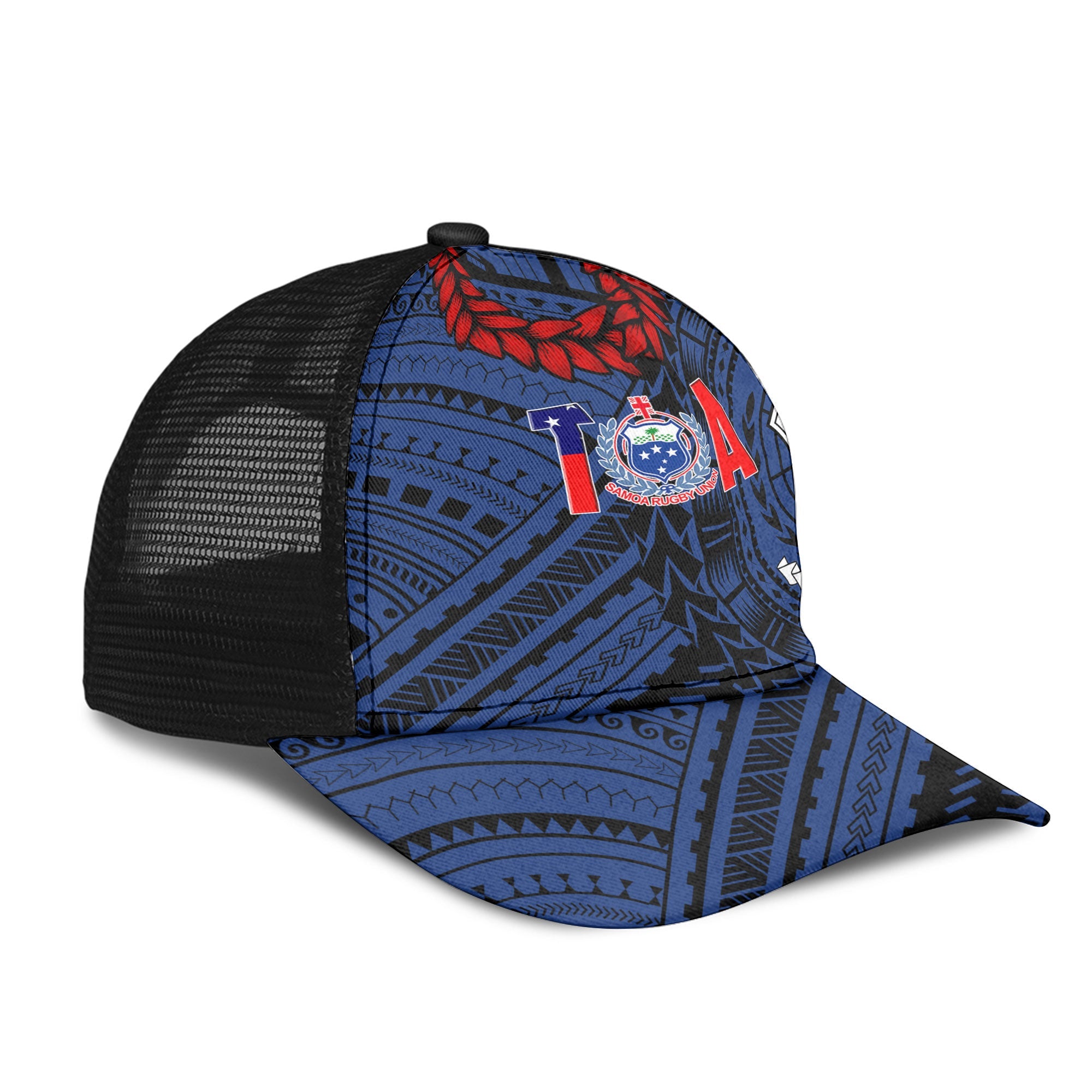 Samoa TOA Rugby Mesh Back Cap Ulafala Style