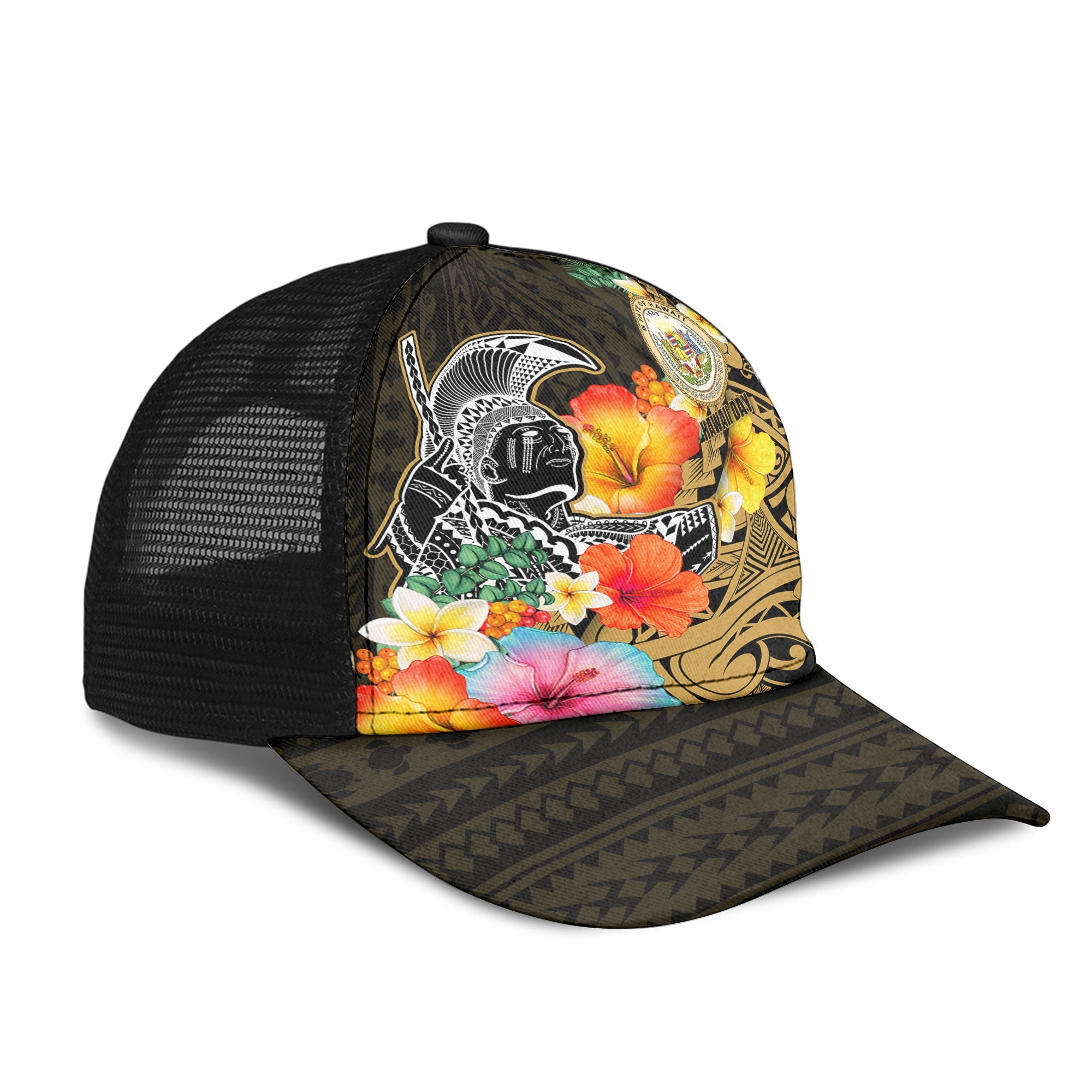 Hawaii Day King Kamehameha Mesh Back Cap