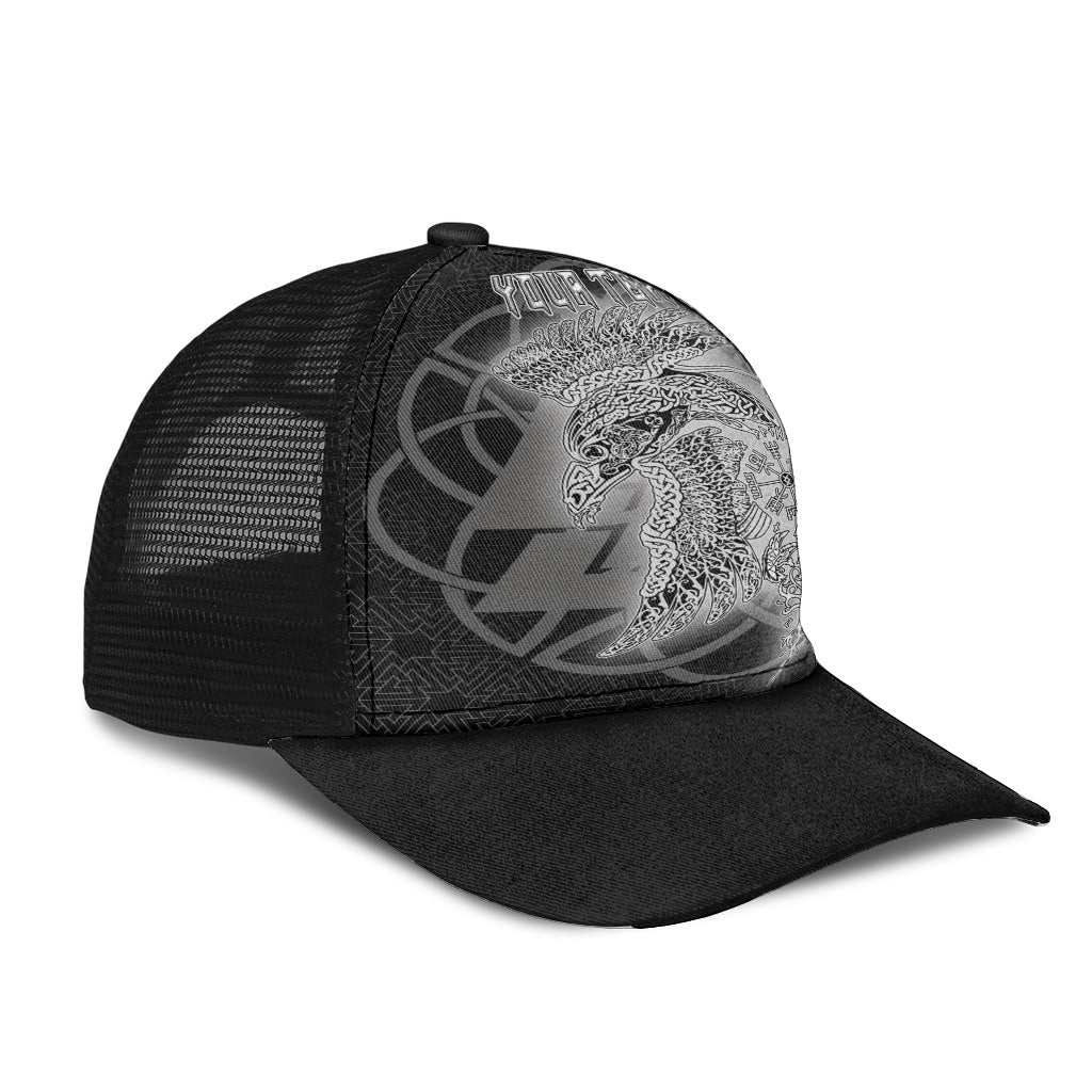 Viking Mesh Back Cap Valknut Raven