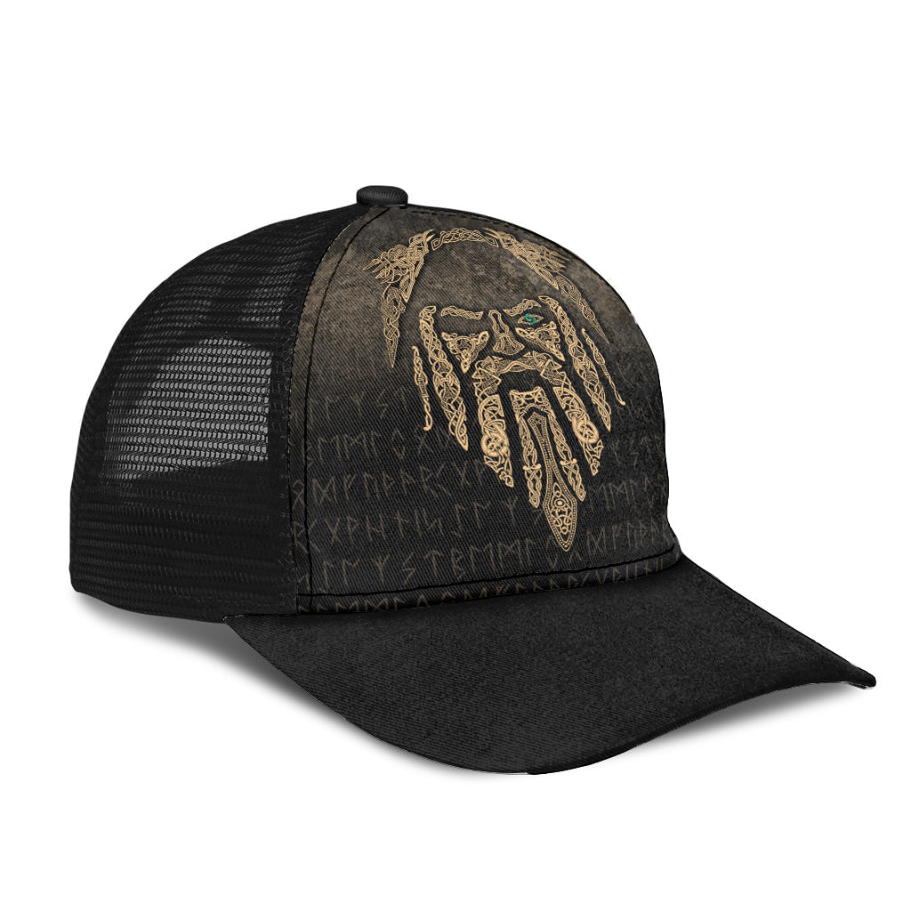 Viking Mesh Back Cap Eye Of Odin Gold Version