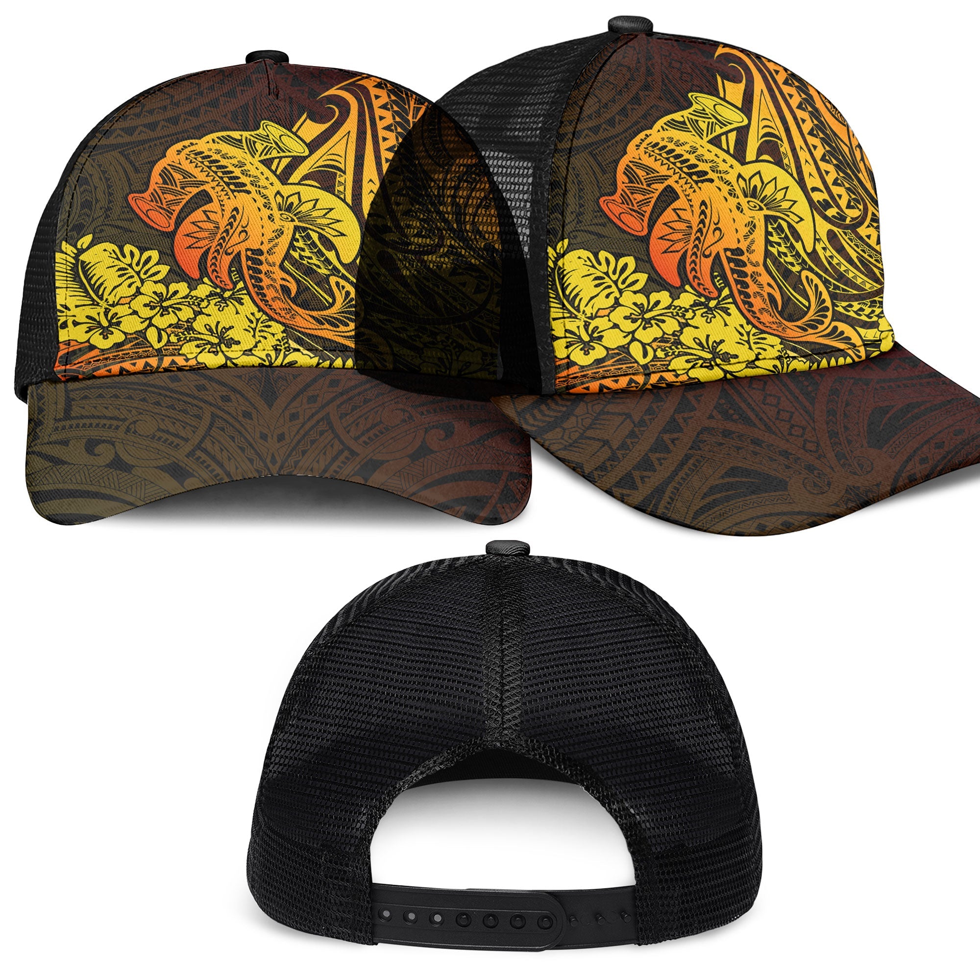 Hawaii Hammerhead Shark Mesh Back Cap Reggae Style