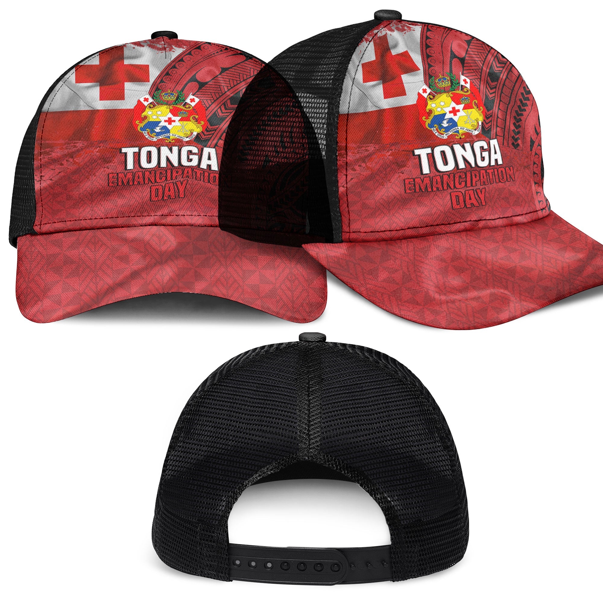 Tonga Independence Emancipation Day Mesh Back Cap