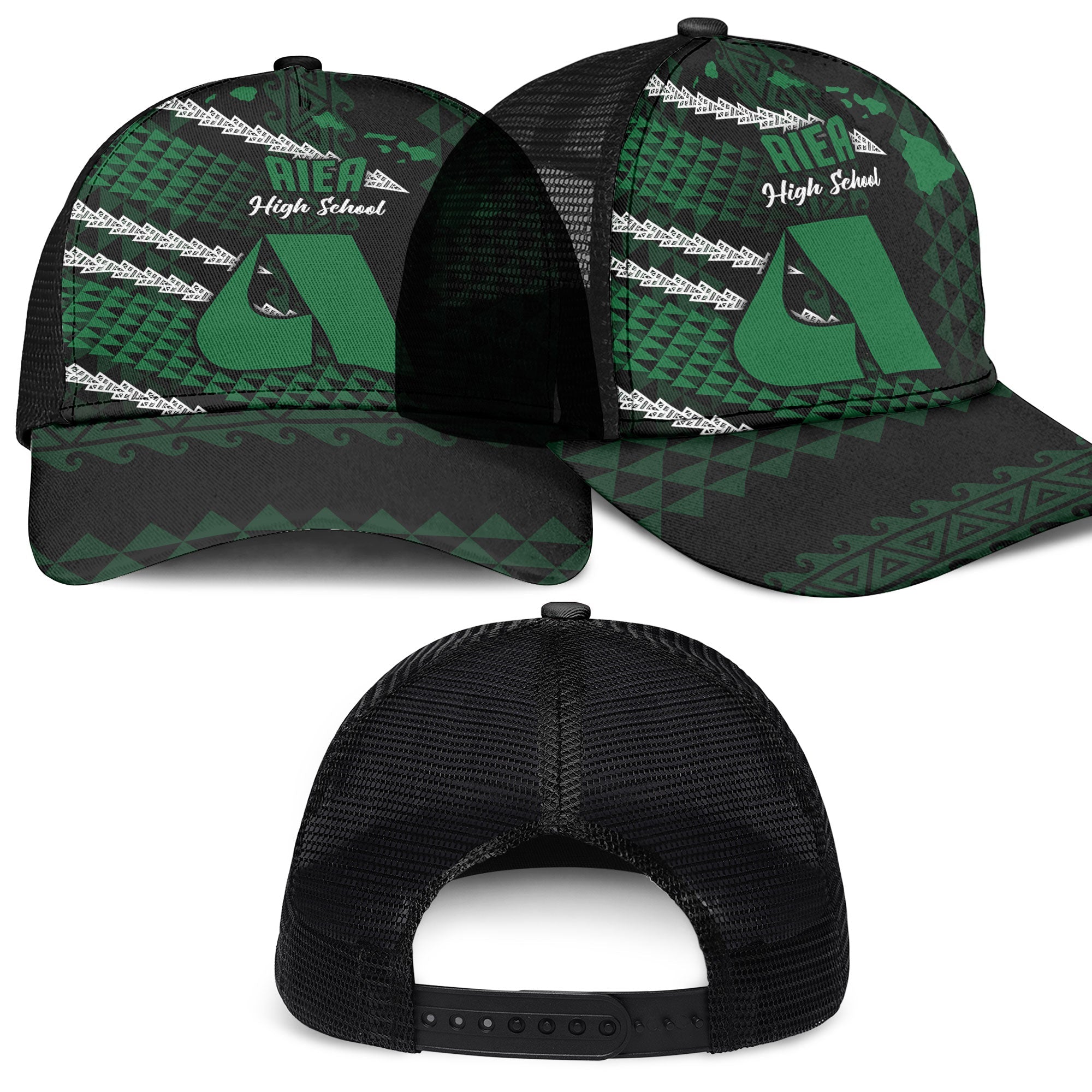 Hawaii Aiea High School Mesh Back Cap Map Style