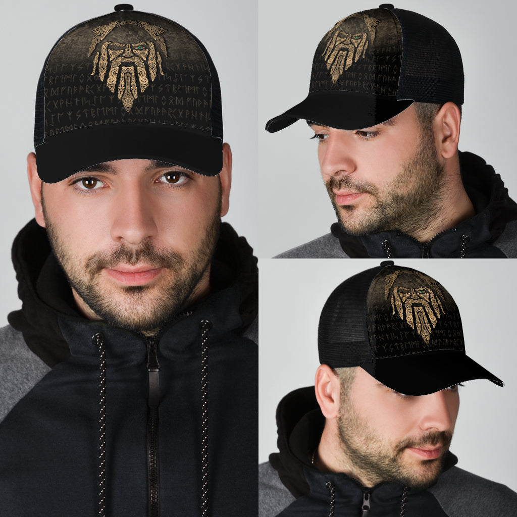 Viking Mesh Back Cap Eye Of Odin Gold Version