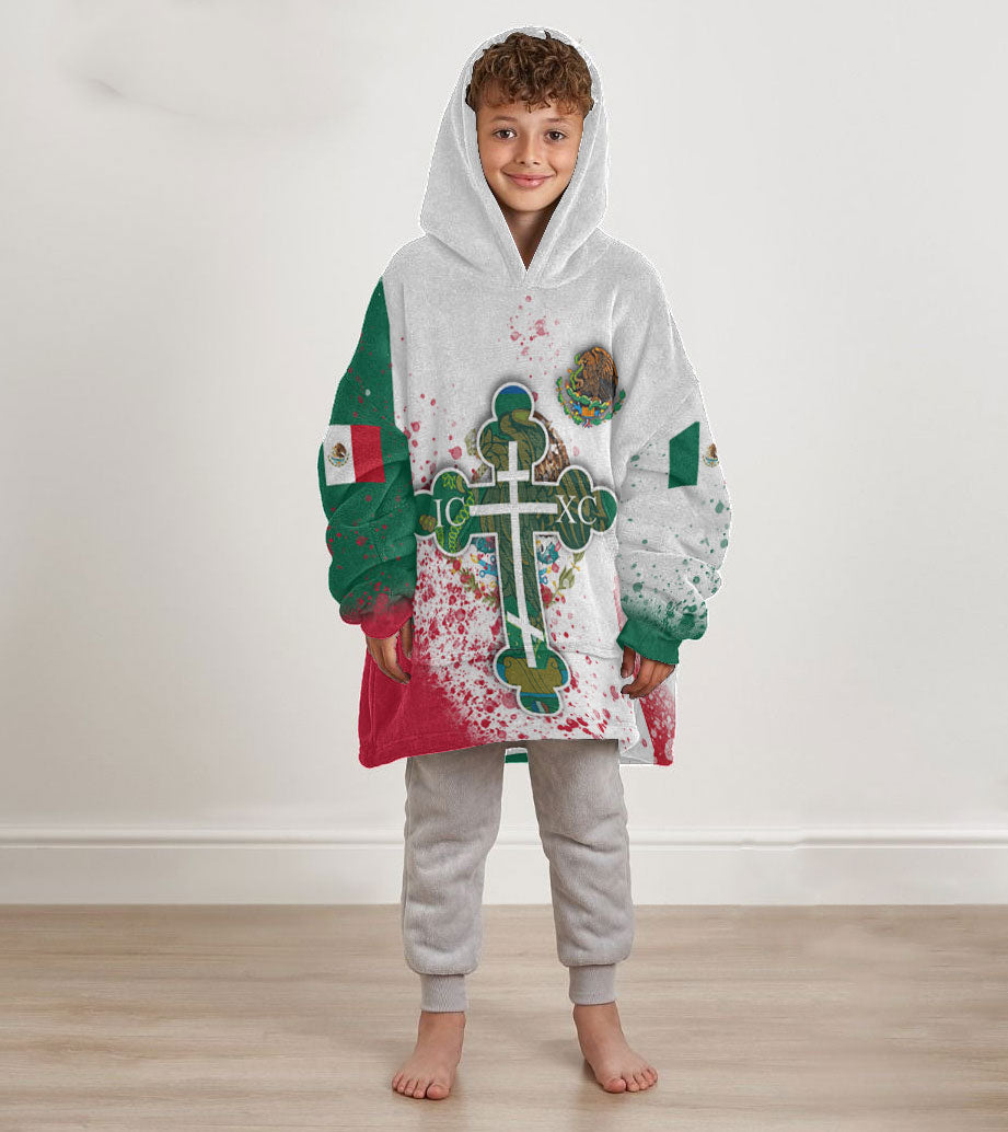 Mexico Kid Snug Hoodie Flag & Coat Of Arms Orthodox Style