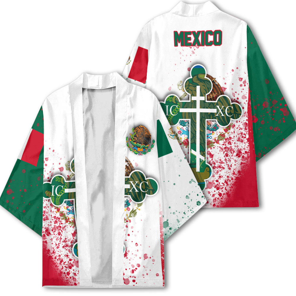 Mexico Kimono Flag & Coat Of Arms Orthodox Style