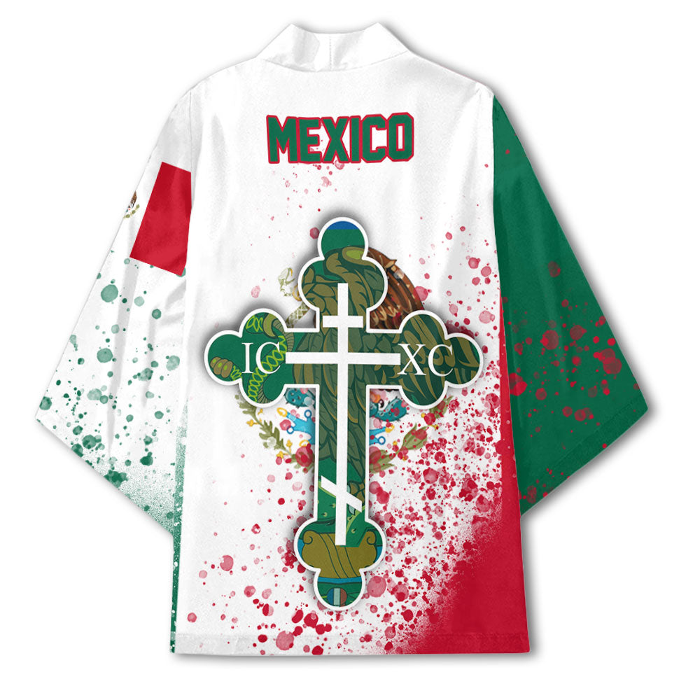 Mexico Kimono Flag & Coat Of Arms Orthodox Style