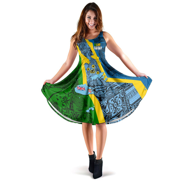 Malampa Fiji Day Midi Dress