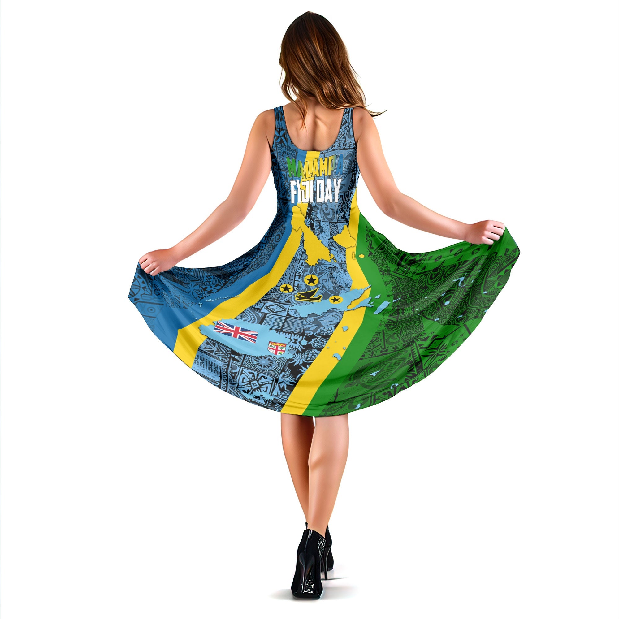 Malampa Fiji Day Midi Dress