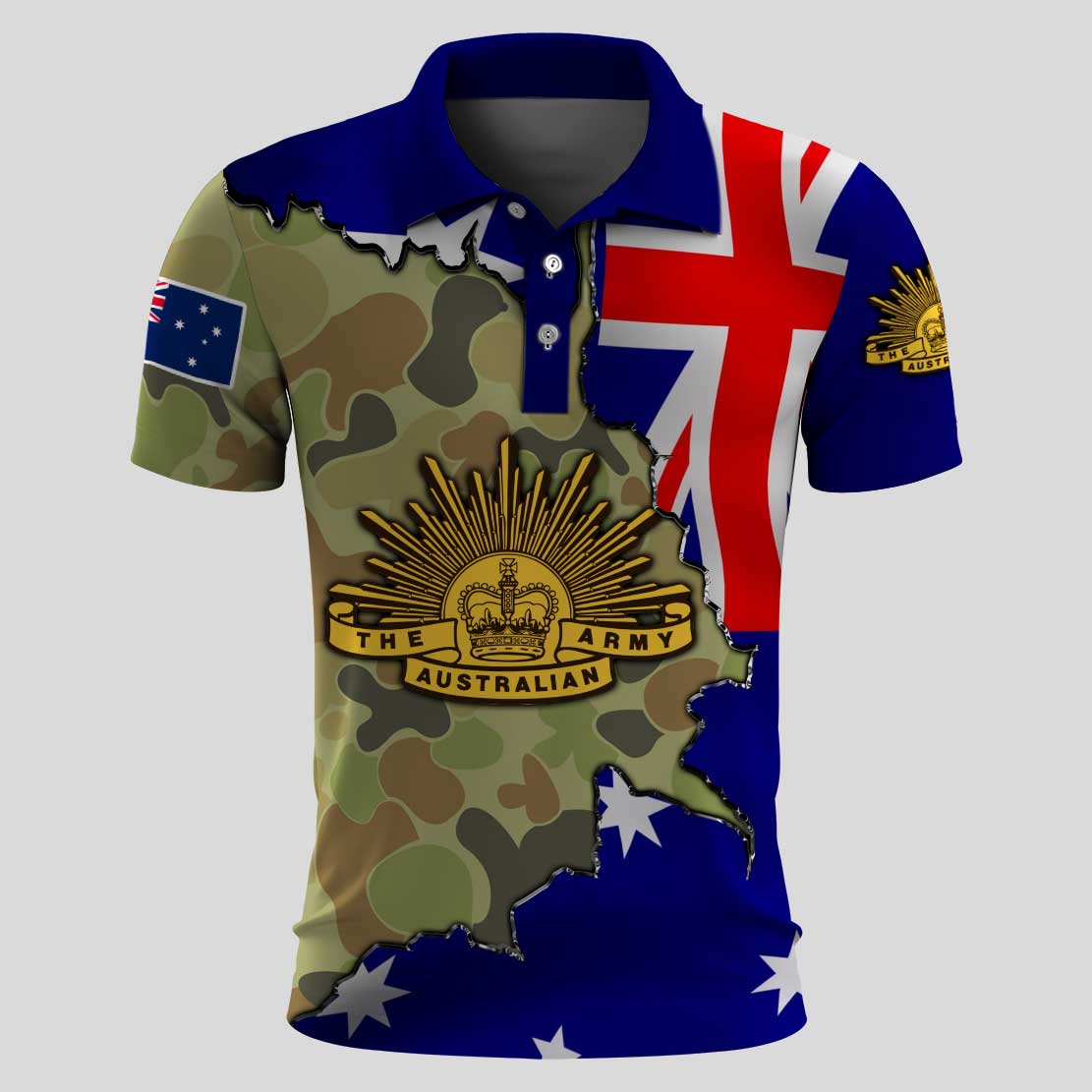 Anzac Polo - The Australian Army - Anzac Remembrance Day Polo Shirt