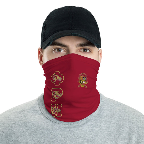 Fraternity Neck Gaiter - Phi Rho Eta Neck Gaiter Original Maroon Style