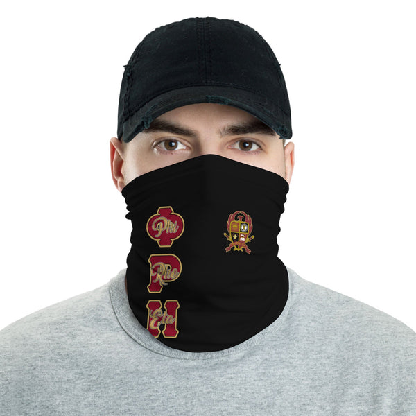 Fraternity Neck Gaiter - Phi Rho Eta Neck Gaiter Original Dark Style