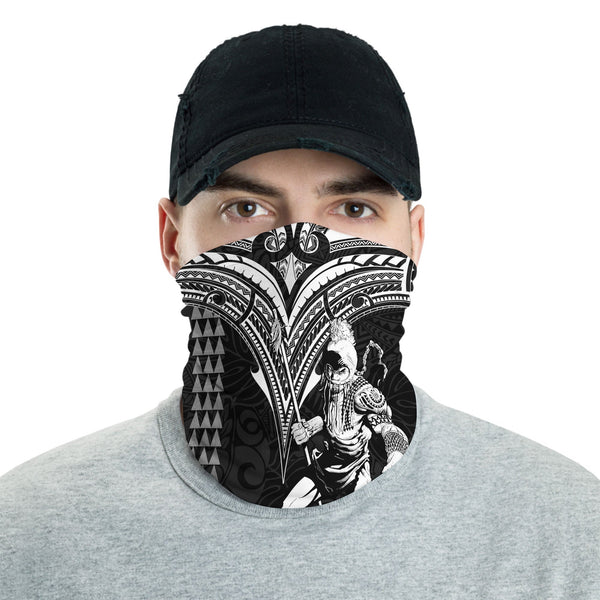 Hawaii Ikaika Warrior Neck Gaiter Polynesian Tattoo Style