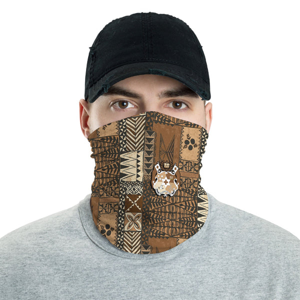 Tonga Neck Gaiter Ngatu Tapa Style