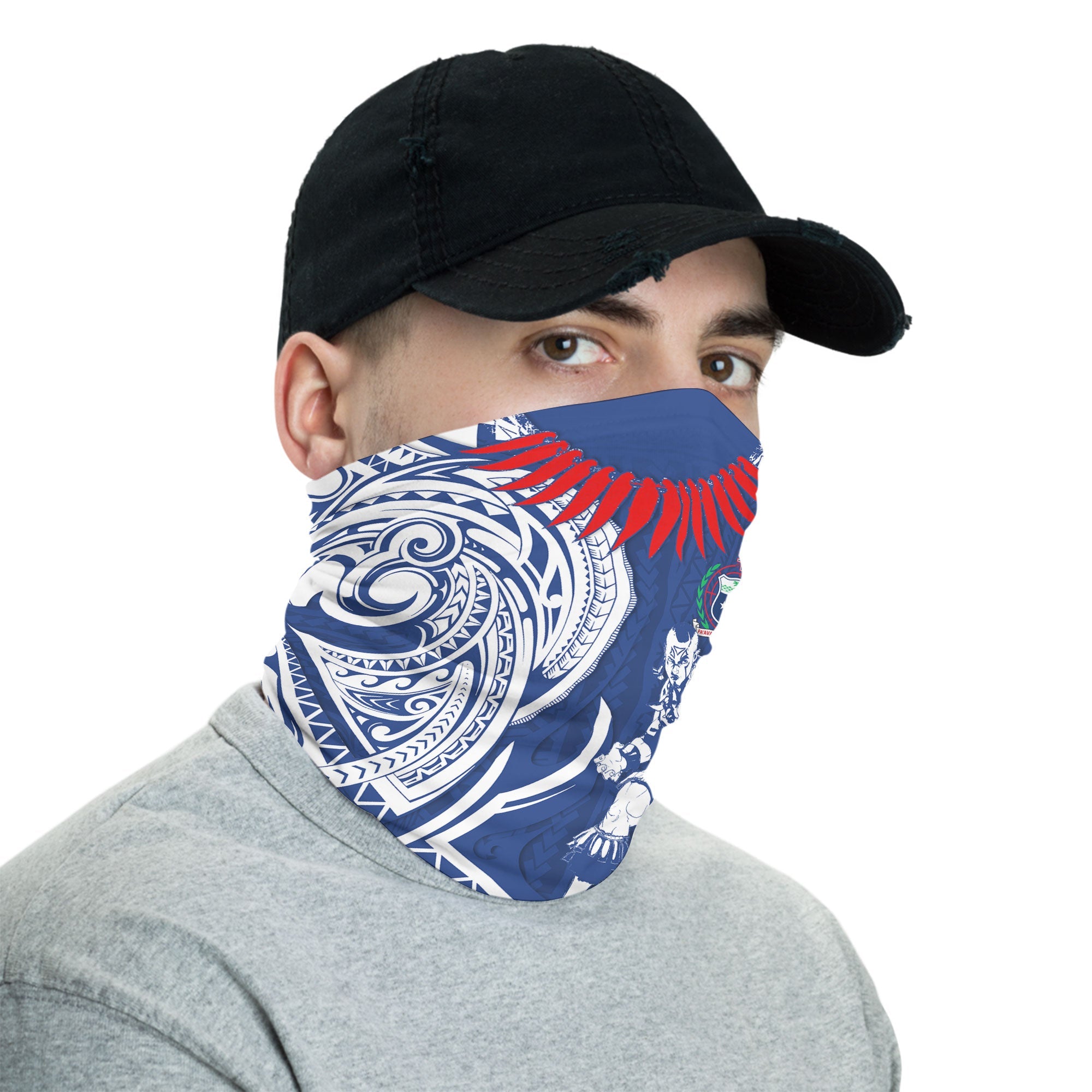 Samoa Neck Gaiter Warrior Ula Nifo Style