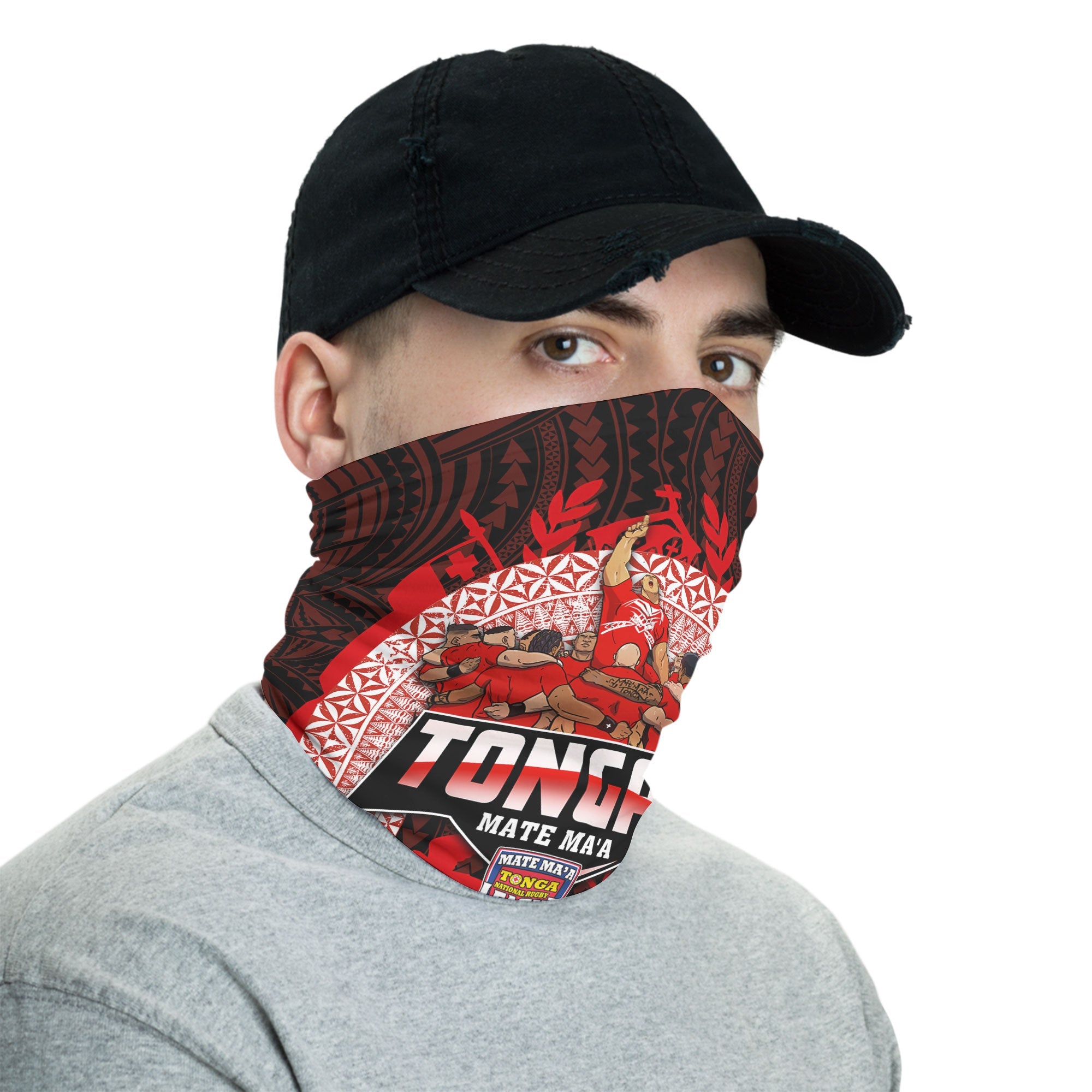 Tonga Mate Ma'a Rugby League Neck Gaiter