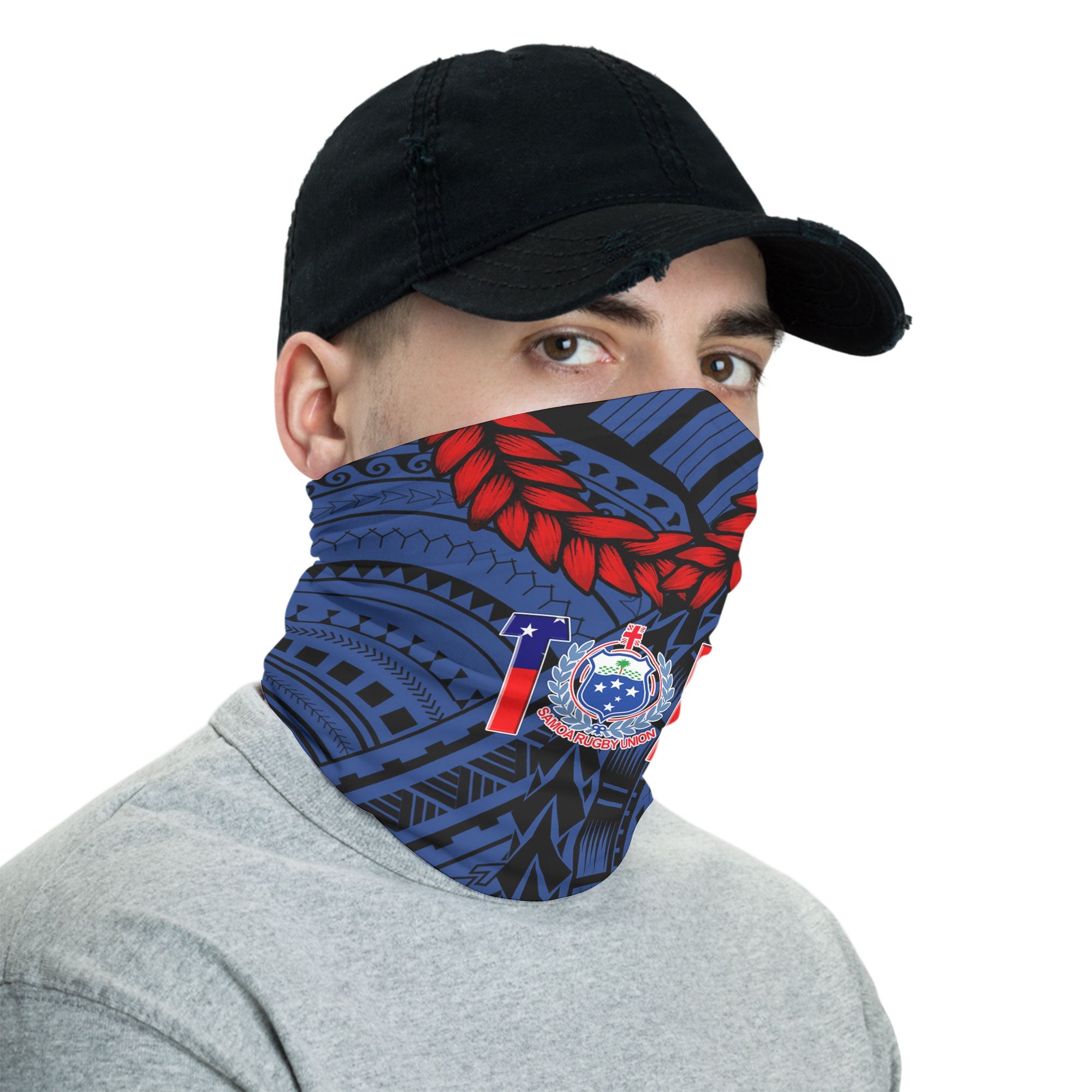 Samoa TOA Rugby Neck Gaiter Ulafala Style