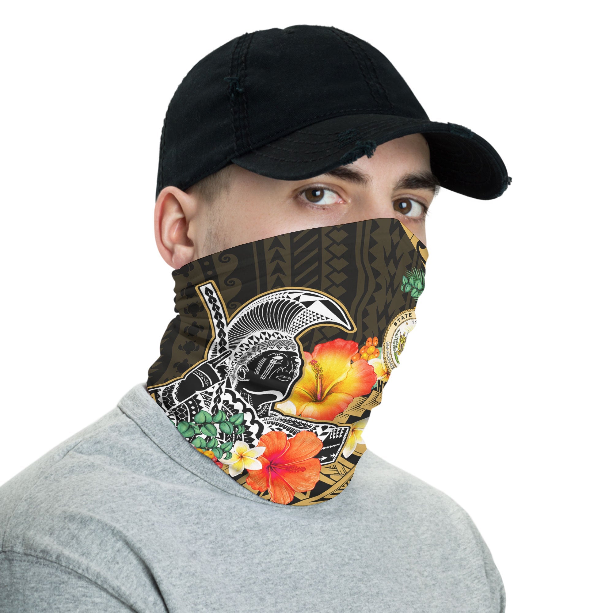 Hawaii Day King Kamehameha Neck Gaiter