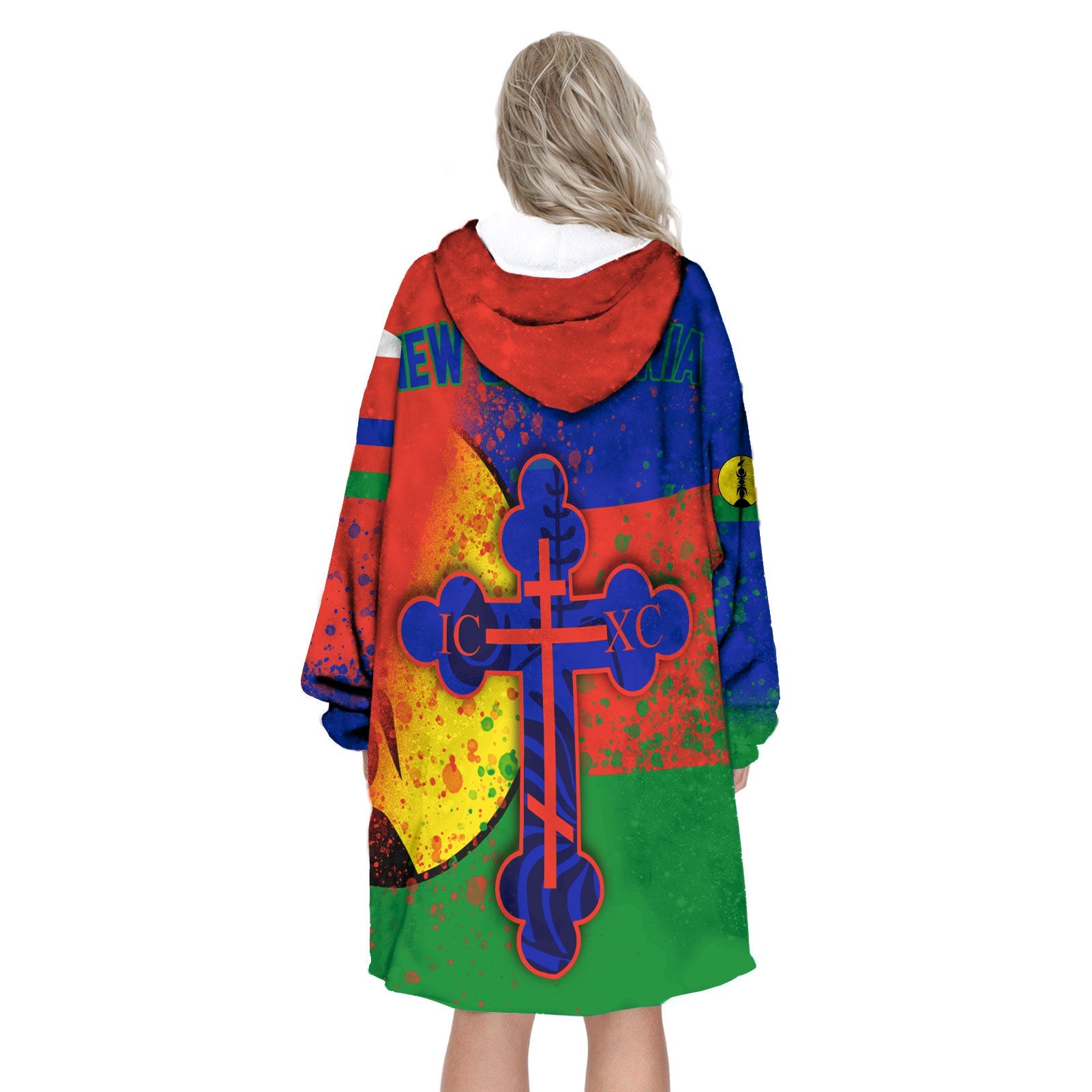 New Caledonia Snug Hoodie Flag & Coat Of Arms Orthodox Style