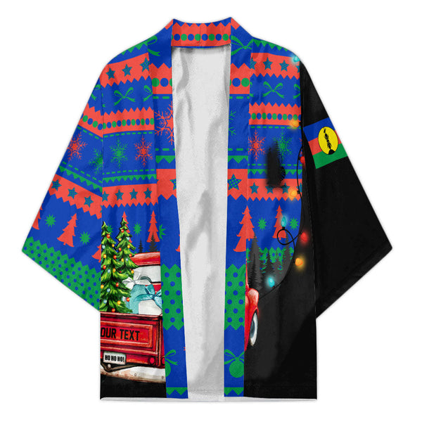 New Caledonia Kimono Coat Of Arms Christmas Style