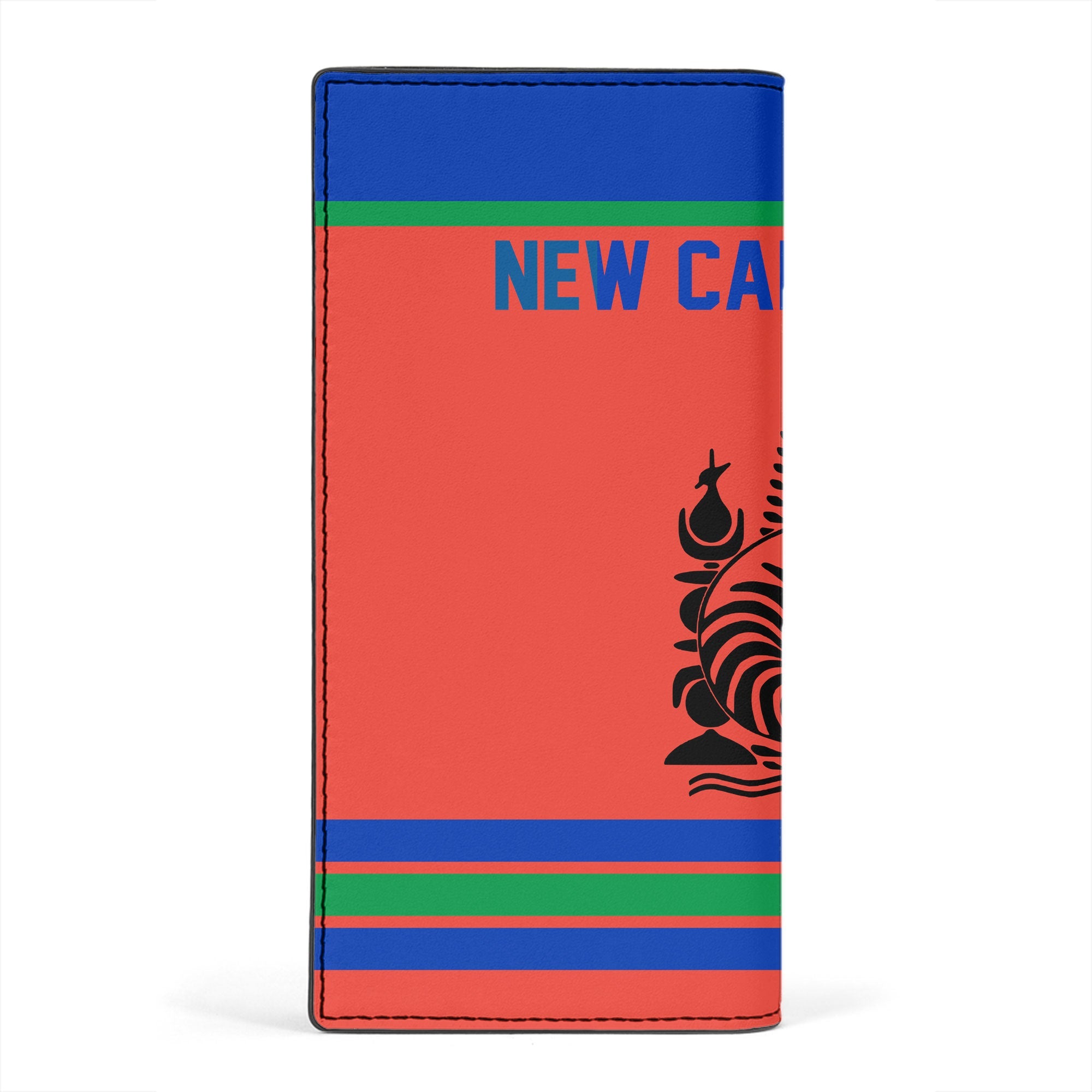 New Caledonia Leather Wallet Flag & Coat Of Arms Hockey Style