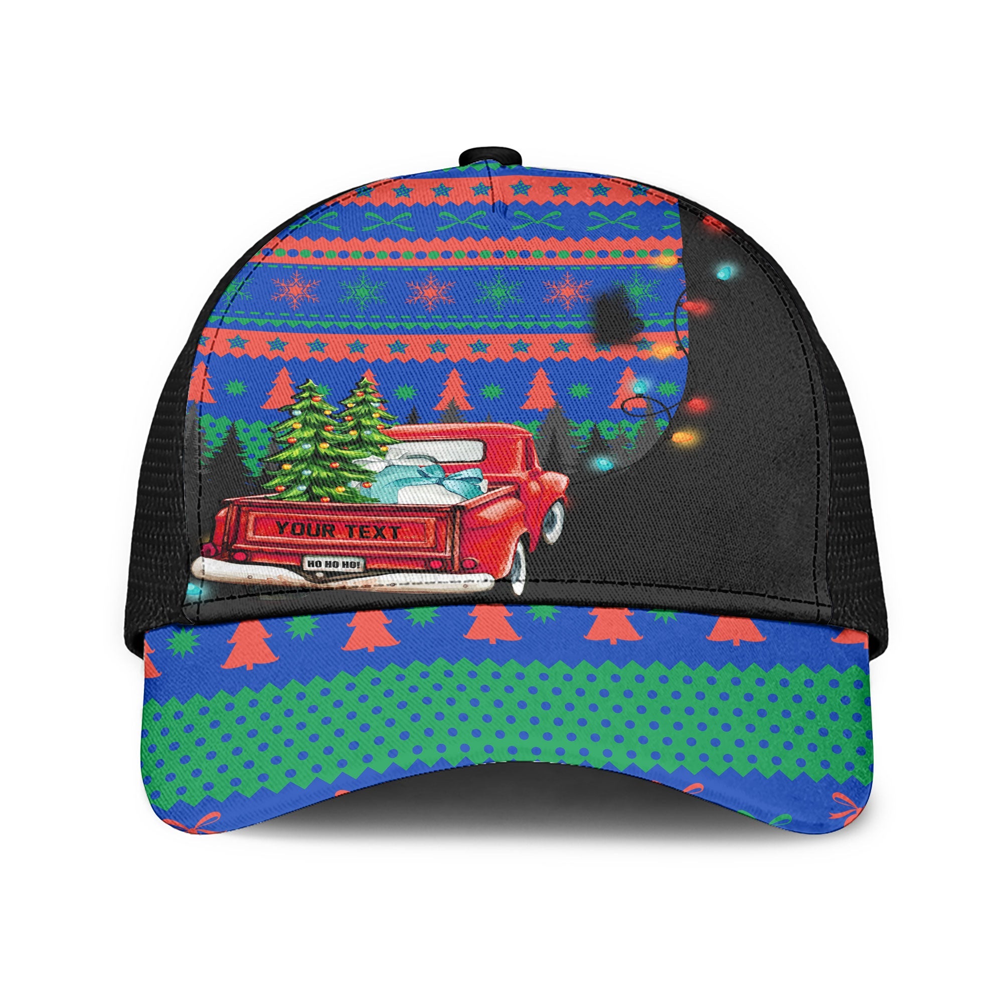 New Caledonia Mesh Back Cap Coat Of Arms Christmas Style