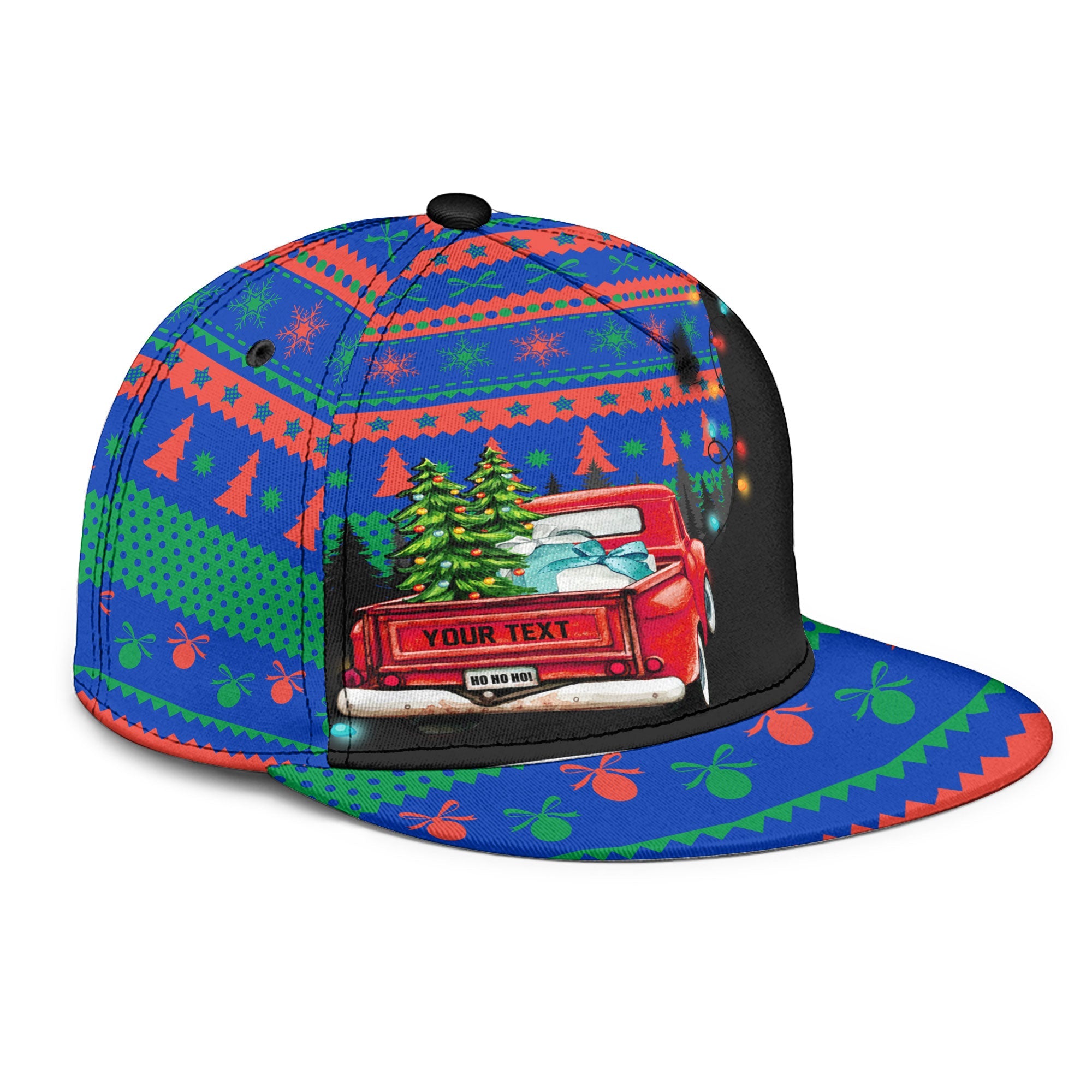 New Caledonia Snapback Hat Coat Of Arms Christmas Style