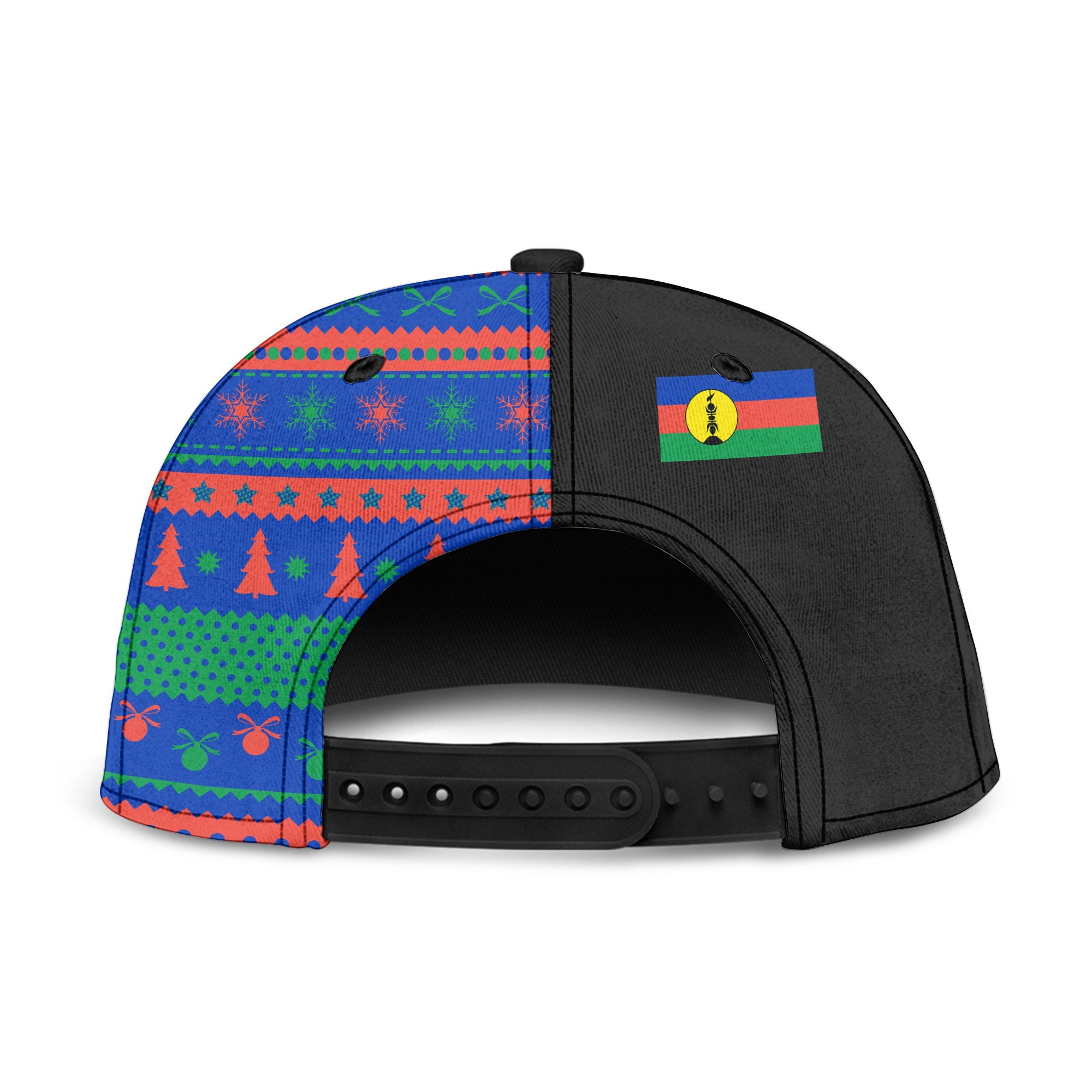 New Caledonia Snapback Hat Coat Of Arms Christmas Style