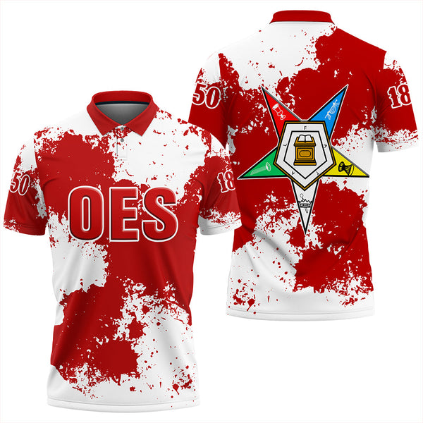 Order Of The Eastern Star Sublimation Polo Shirt T09