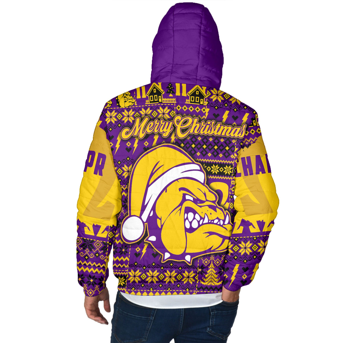 Fraternity Jacket - Personalized OPP Christmas Men Hooded Padded Jacke ...
