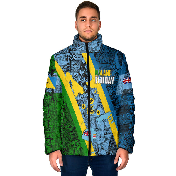 Malampa Fiji Day Men Padded Jacket