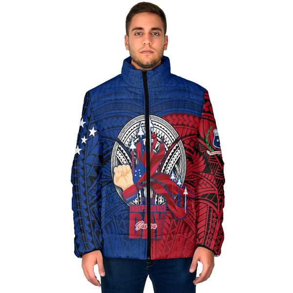 Samoa Independence Day 1st June Men Padded Jacket