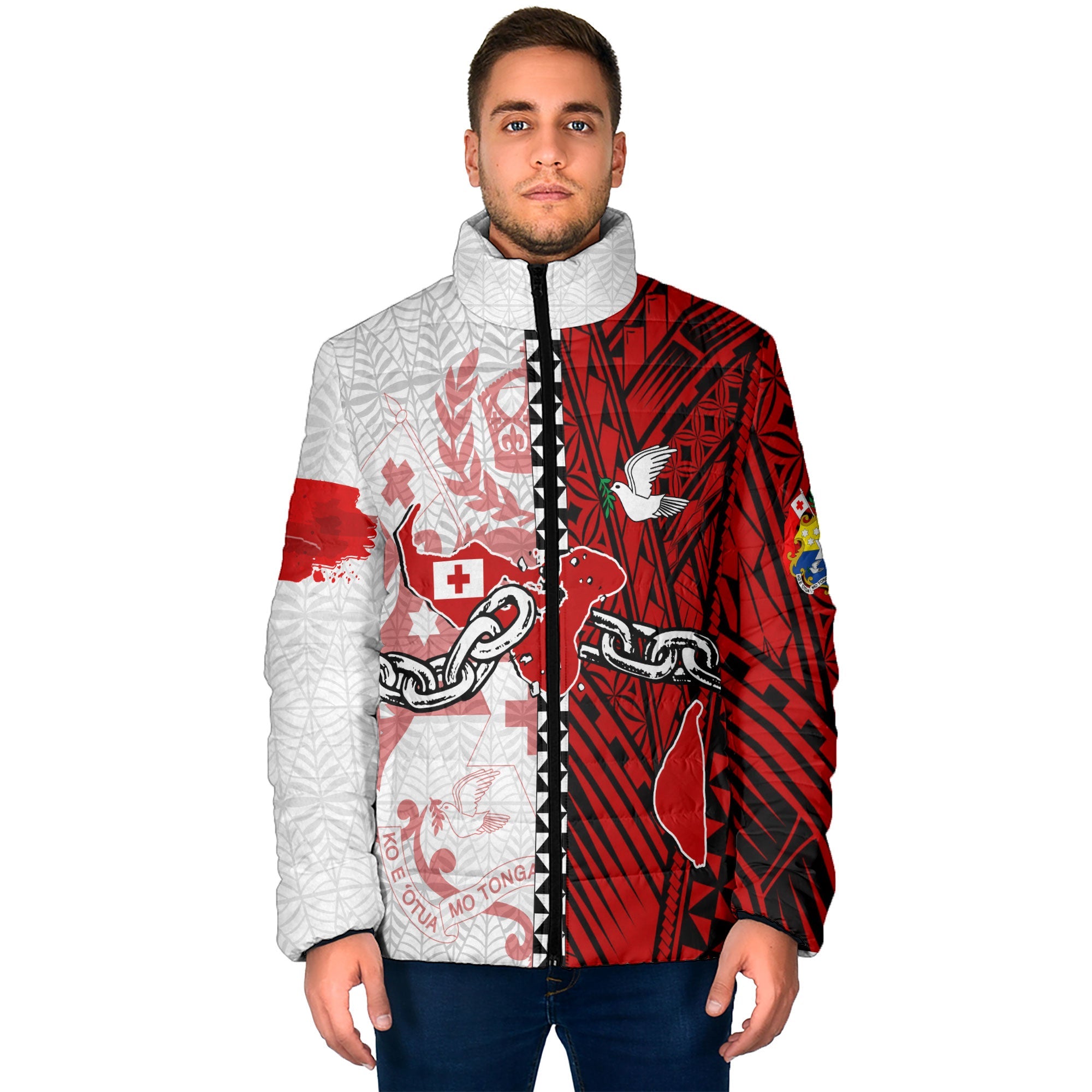 Tonga National Emancipation Day Men Padded Jacket