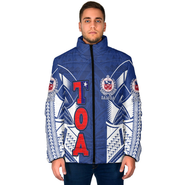 Custom TOA Samoa Rugby Men Padded Jacket