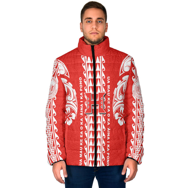 Hilo Hawaii Seal Men Padded Jacket Turtle Style