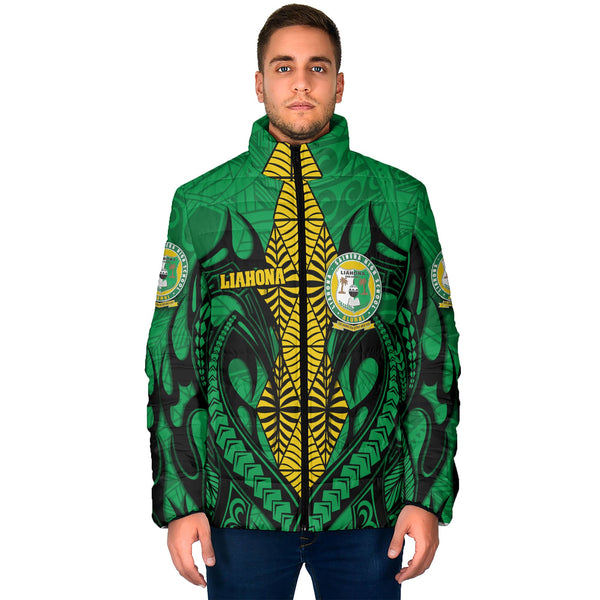 Custom Tonga Liahona High School Men Padded Jacket