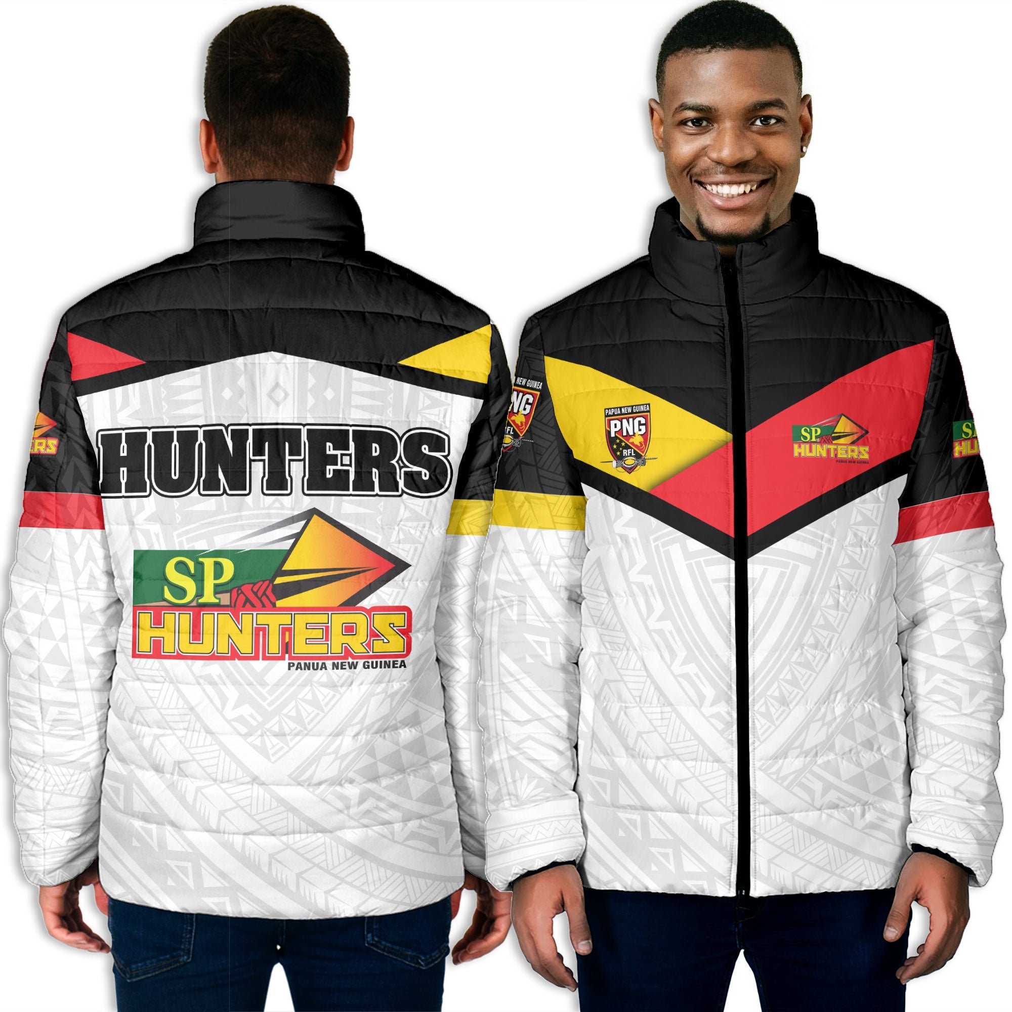 Papua New Guinea Rugby Hunters Men Padded Jacket