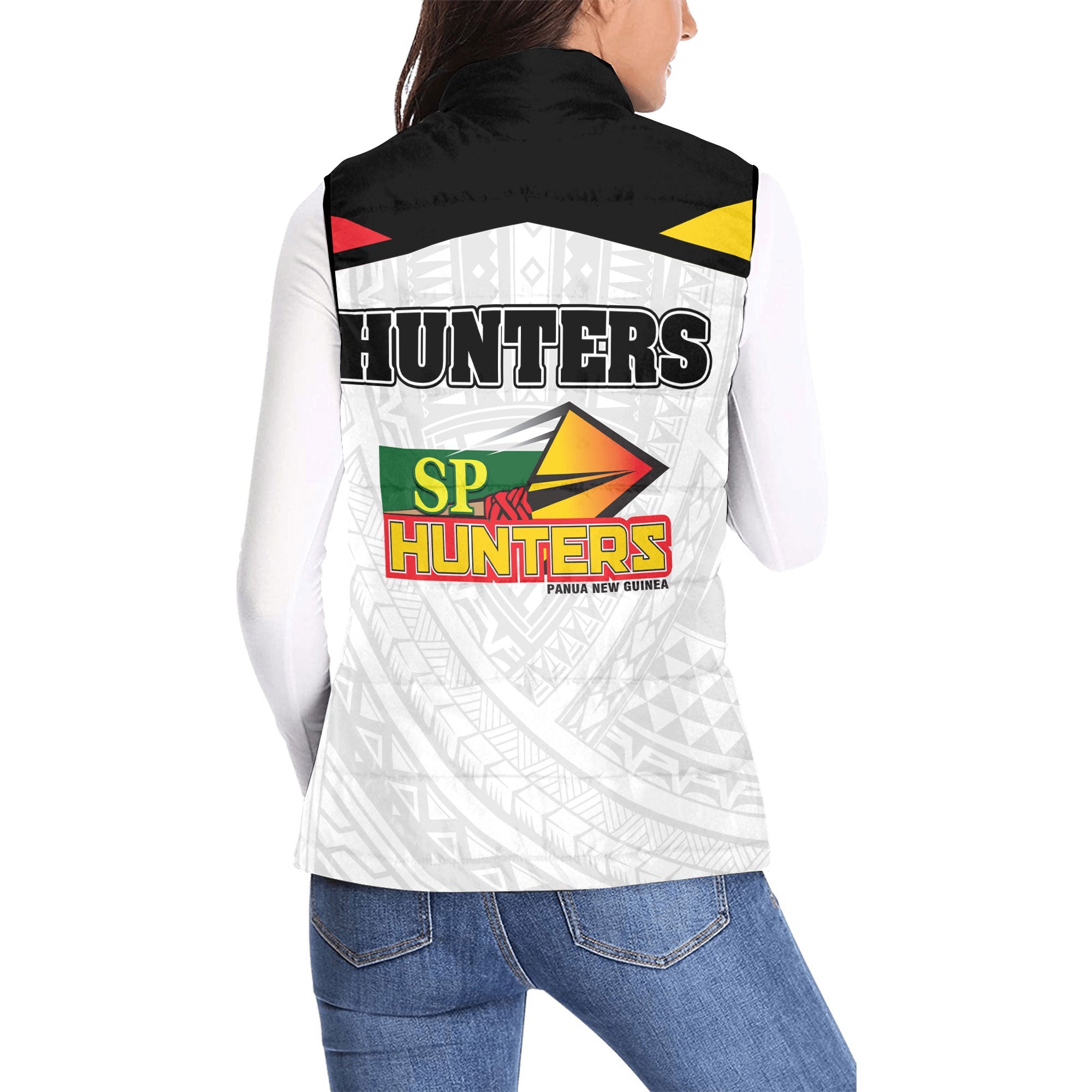 Papua New Guinea Rugby Hunters Women Padded Jacket Vest