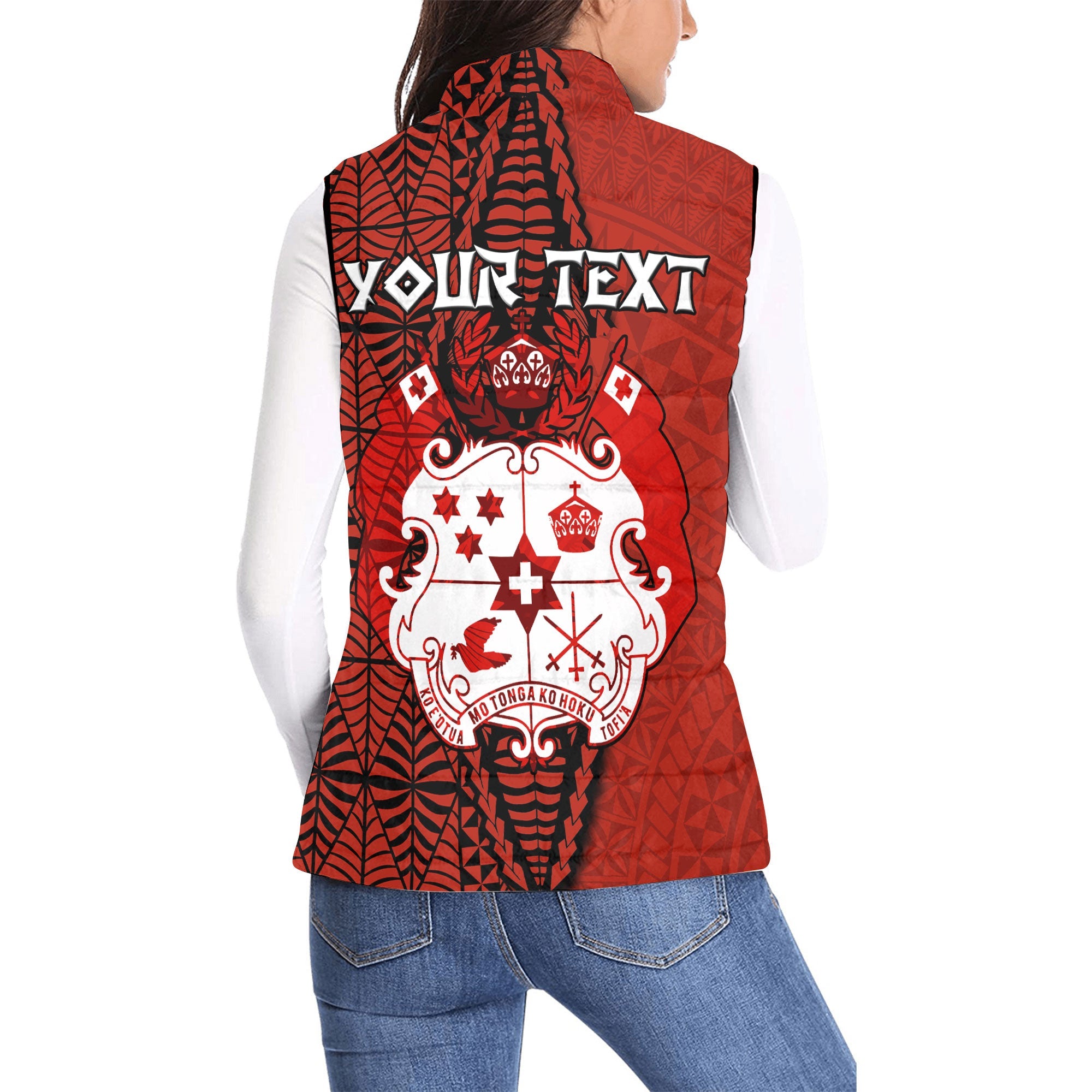 Custom Tonga The Tonga Terror Women Padded Jacket Vest