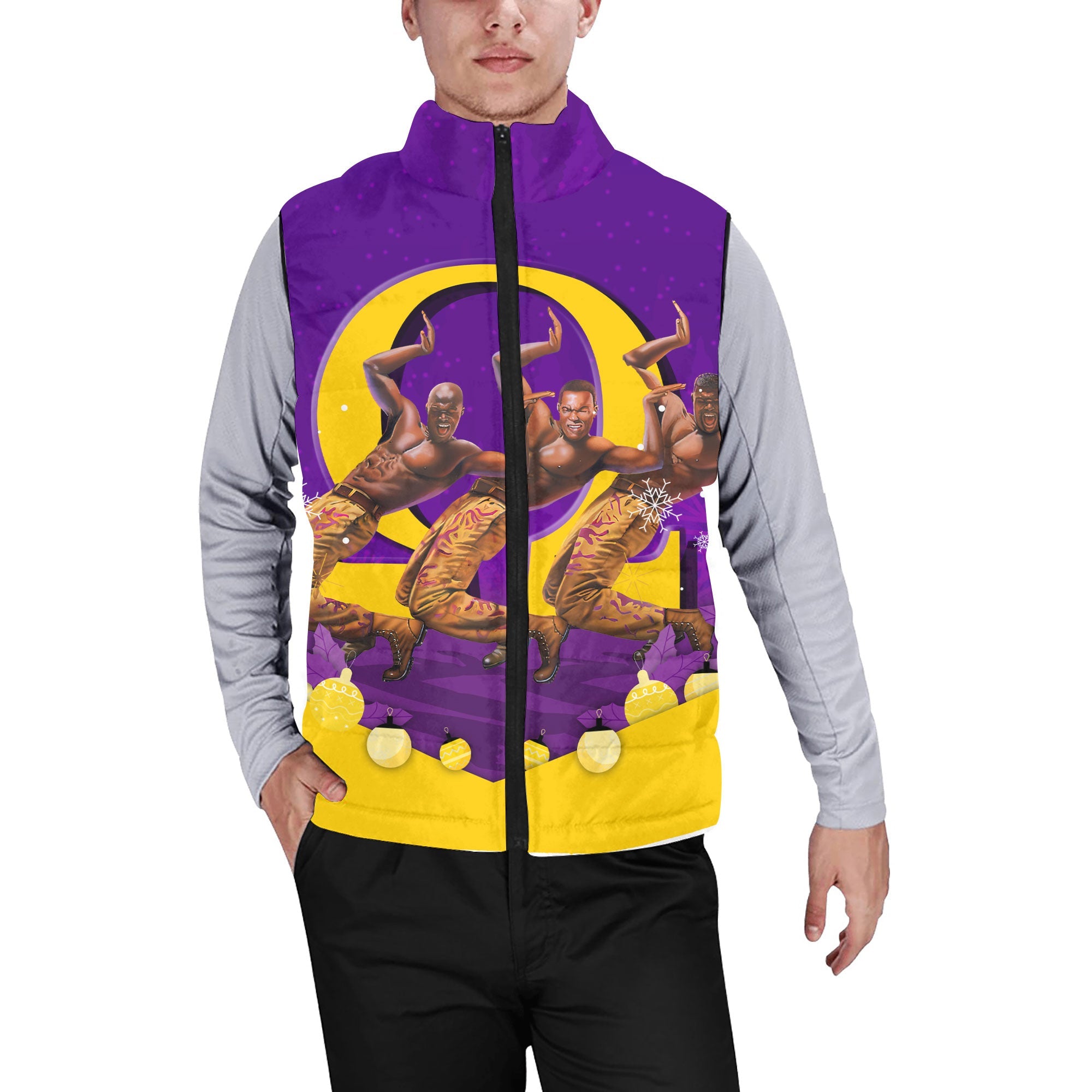 Fraternity Jacket - OPP Christmas Men Padded Jacket Vest Omega Man Han ...