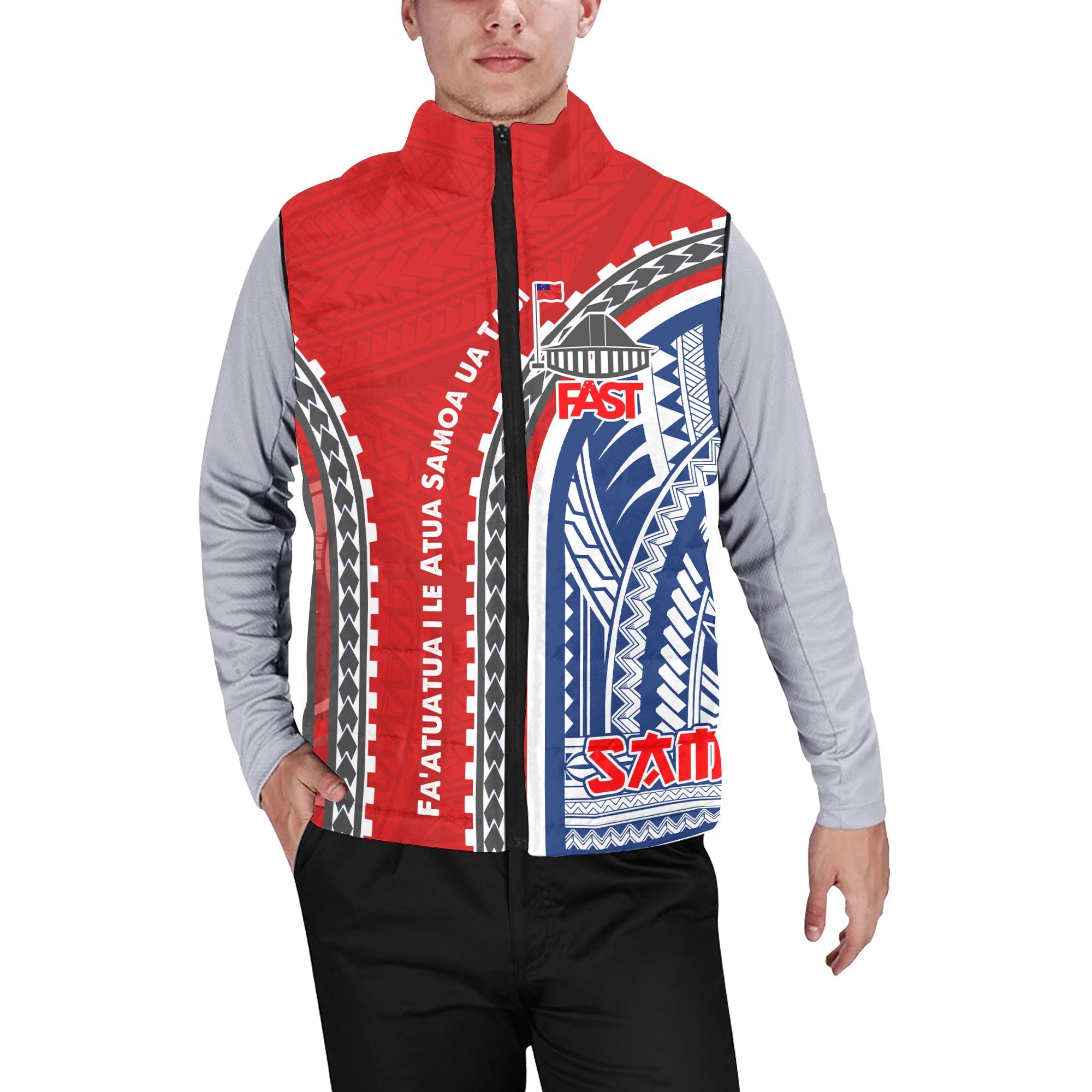 FAST Samoa United in Faith Men Padded Jacket Vest