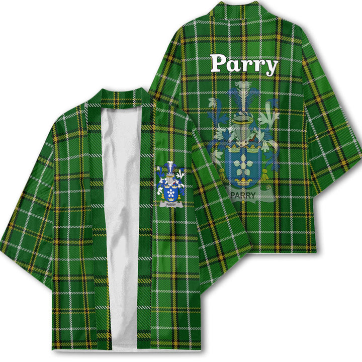 Parry Family Kimono Irish National Plaid & Crest Style – To The Closet