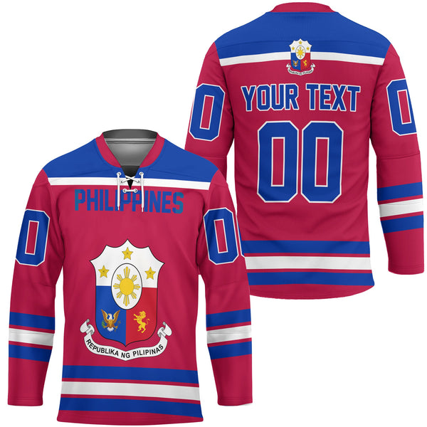 Philippines Hockey Jersey Flag & Coat Of Arms Hockey Style