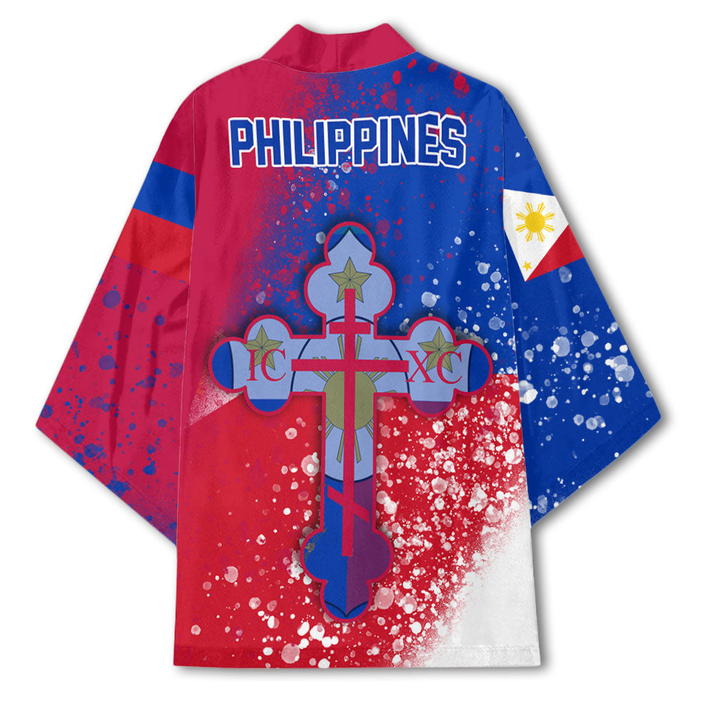 Philippines Kimono Flag & Coat Of Arms Orthodox Style