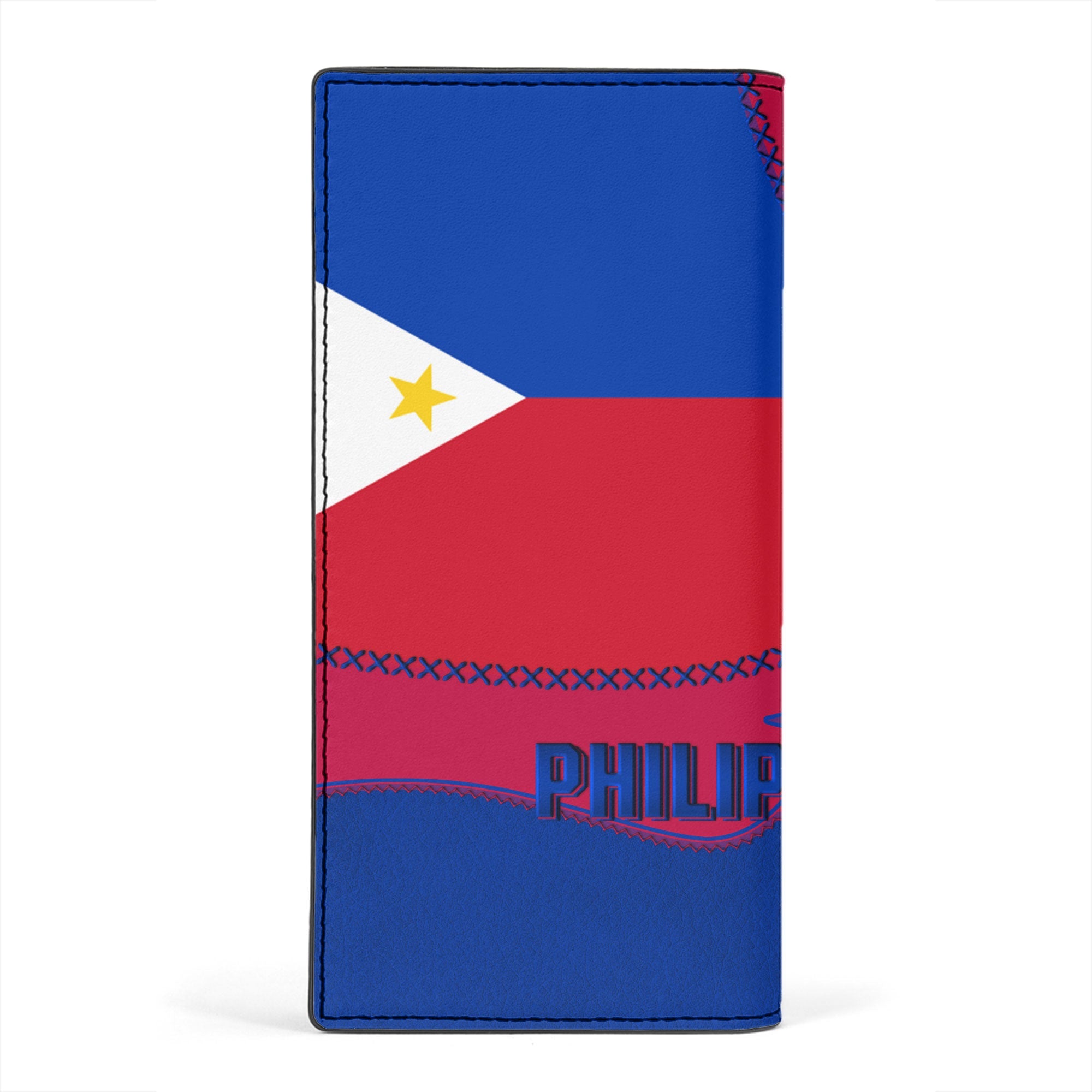 Philippines Leather Wallet Flag & Coat Of Arms Leather Style