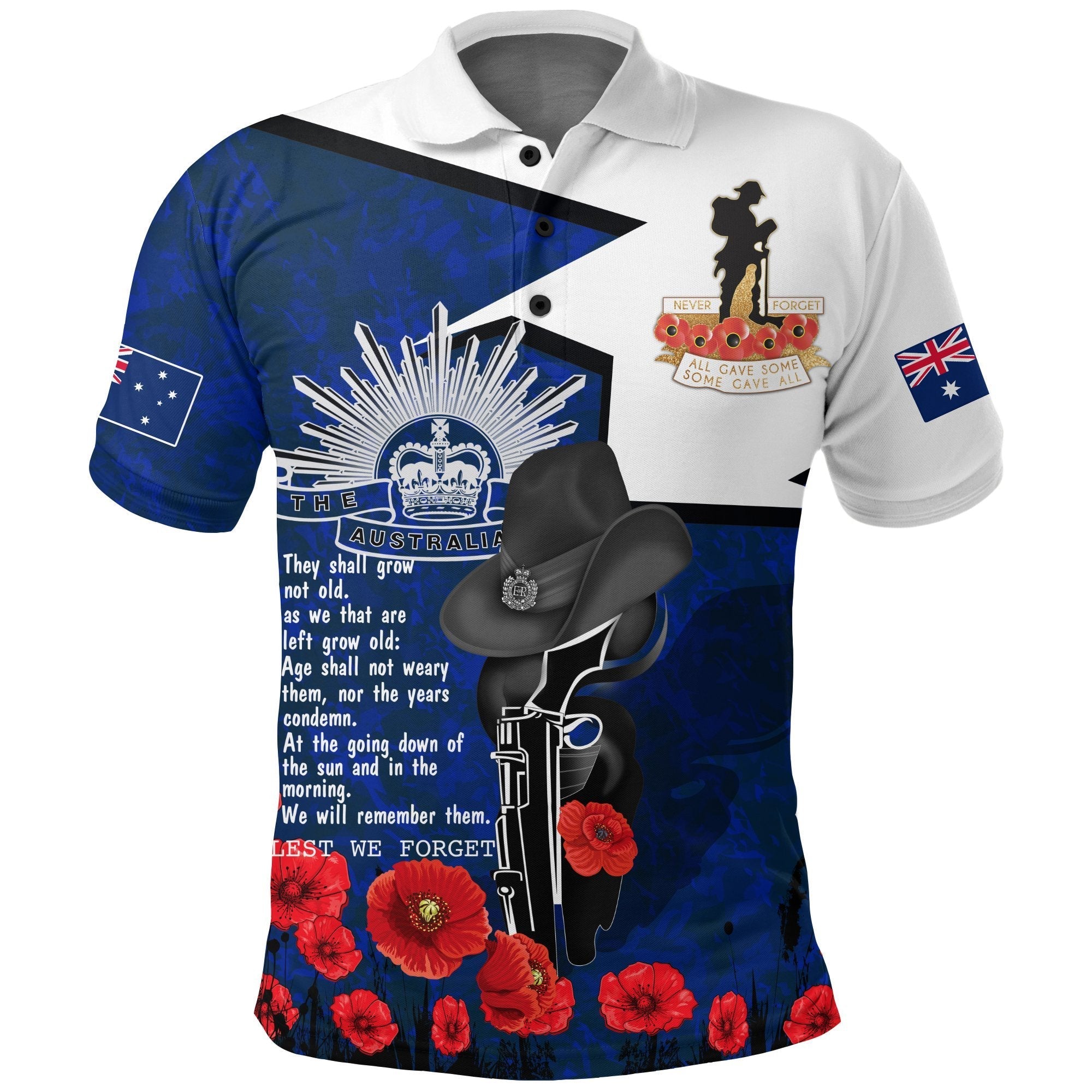 Anzac Polo - Anzac Day 2022 Lest We Forget Polo Shirt