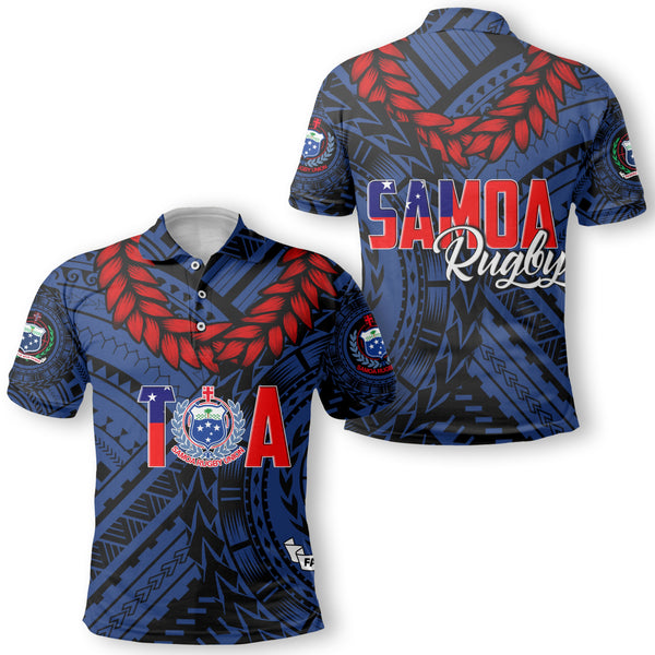 Samoa TOA Rugby Polo Ulafala Style