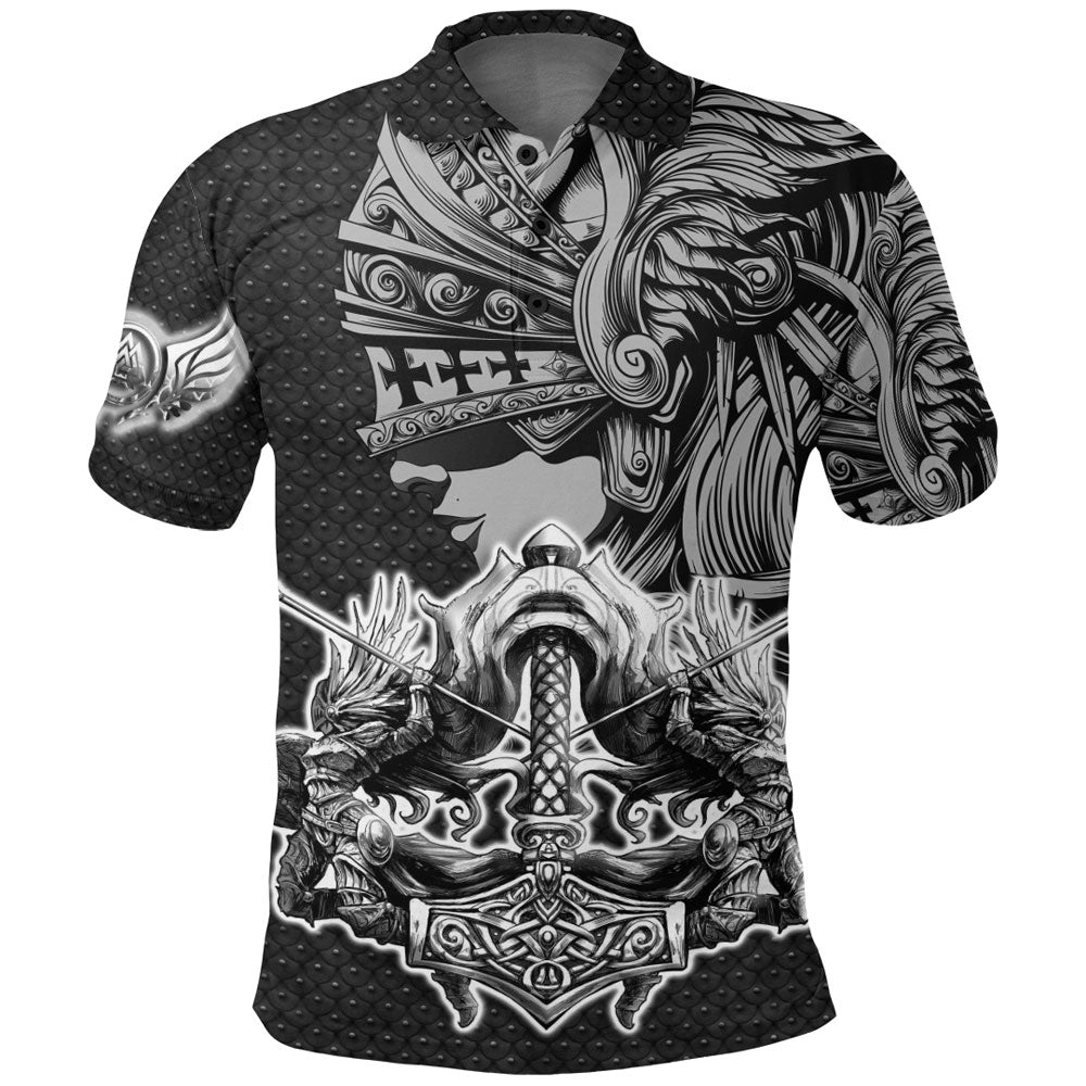 Viking Polo Shirt Valkyrie Metal