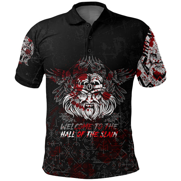 Viking Polo Shirt Odin Blood